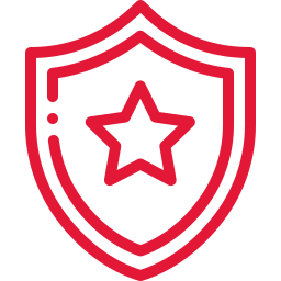 a shield with a star on it