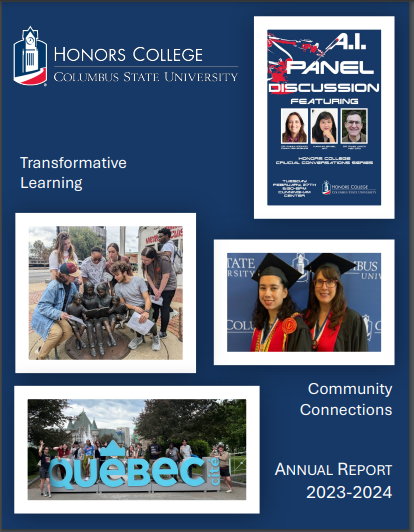 Honors College 2023 - 2024 Annual Report Cover