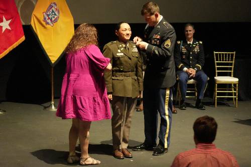 Pinning Ceremony for Rodriguez