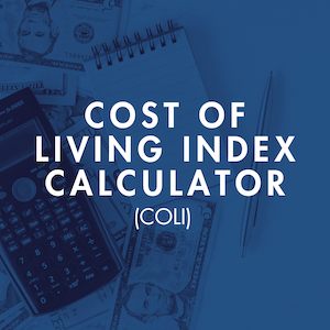 COLI Calculator - Cost of Living Index